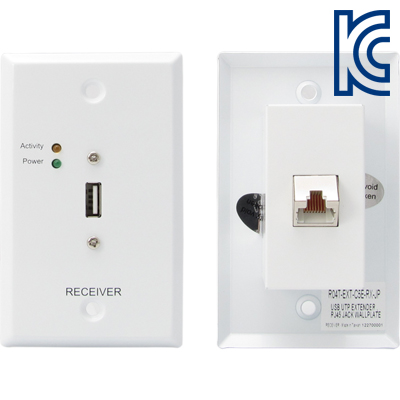 강원전자 TNT 월 플레이트 USB BF-AF 리피터(RJ-45)(45m) NM-TNT06