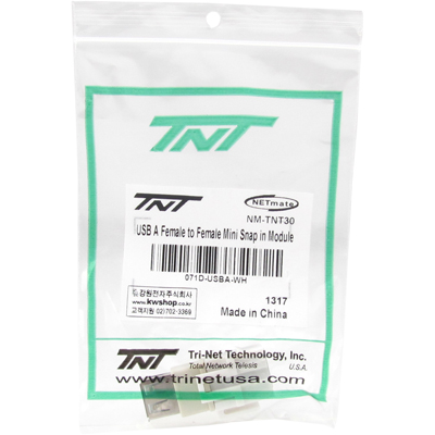 강원전자 TNT USB2.0 AF/AF 스냅인 멀티미디어 모듈 NM-TNT30