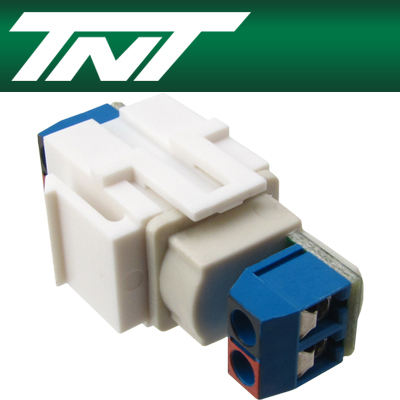 강원전자 TNT 스피커 터미널블럭 스냅인 멀티미디어 모듈 NM-TNT34