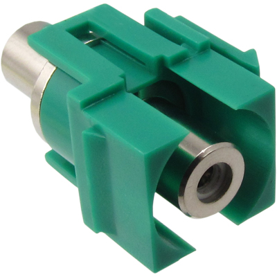 강원전자 TNT RCA F/F 스냅인 멀티미디어 모듈(그린) NM-TNT36