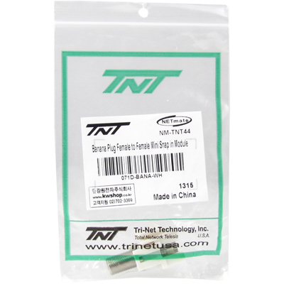 강원전자 TNT 바나나잭 F/F 스냅인 멀티미디어 모듈 NM-TNT44