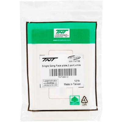 강원전자 TNT 아울렛 3포트 페이스 플레이트 NM-TNT58