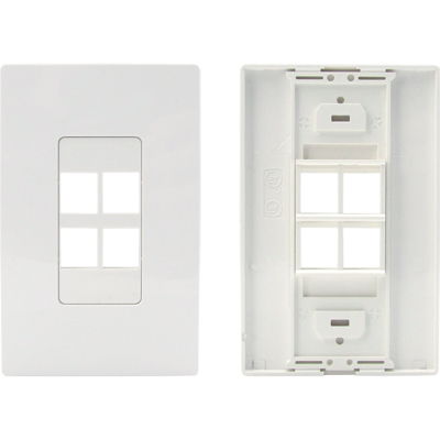 강원전자 TNT 아울렛 4포트 페이스 플레이트 NM-TNT59