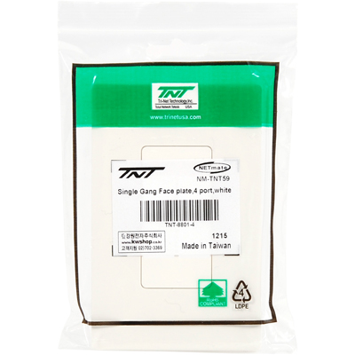 강원전자 TNT 아울렛 4포트 페이스 플레이트 NM-TNT59