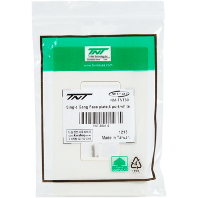 강원전자 TNT 아울렛 6포트 페이스 플레이트 NM-TNT60