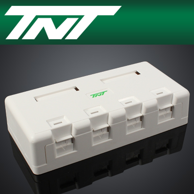 강원전자 TNT 노출형 4포트 아울렛 박스 NM-TNT64