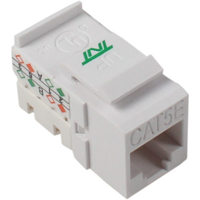 강원전자 TNT CAT.5E UTP 스냅인 키스톤잭 모듈(90도) NM-TNT78