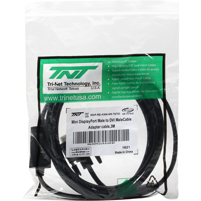 강원전자 TNT Mini DisplayPort to DVI(18+1) 케이블 3m NM-TNT84D