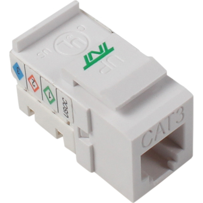 강원전자 TNT CAT.3 UTP 스냅인 키스톤잭 모듈(90도) NM-TNT91