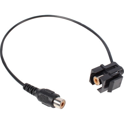 강원전자 TNT RCA F/F 스냅인 멀티미디어 케이블 타입 모듈 0.3m NM-TNTG03