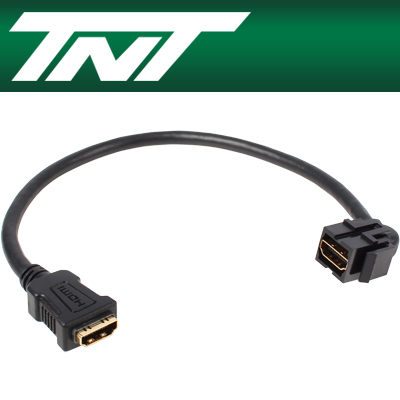강원전자 TNT HDMI F/F 스냅인 멀티미디어 케이블 타입 모듈 0.3m NM-TNTG07