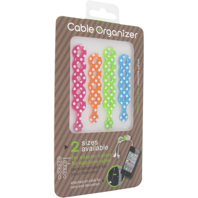 강원전자 넷메이트 물방울무늬 줄감개(꼬임방지 선 정리기) NMA-LM27