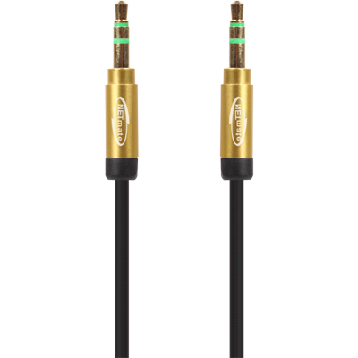 강원전자 넷메이트 초슬림 스테레오 AUX 케이블 5m (OFC/금도금/AUX 케이블) NMA-MK50SN