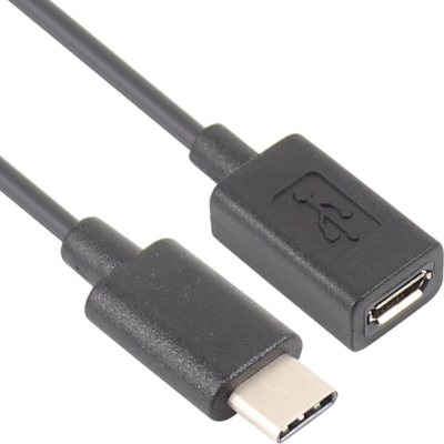 강원전자 넷메이트 USB2.0 Micro 5핀(F)-CM 케이블 젠더 0.15m NMC-CC01