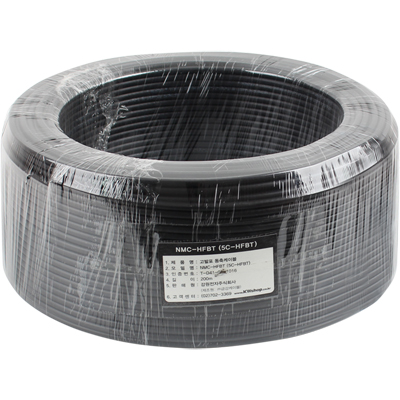 강원전자 넷메이트 5C-HFBT 동축 케이블(동복강선/4합/75ohm) 200m NMC-HFBT