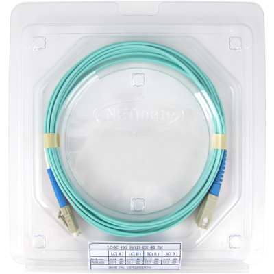 강원전자 넷메이트 NMC-LS401M 10G 광점퍼코드 LC-SC-2C-멀티모드 1m