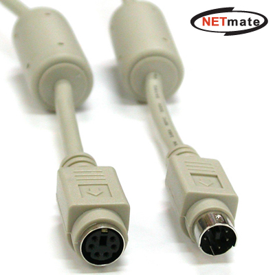 강원전자 넷메이트 PS2 연장(M/F) Cable(노이즈 필터) 20m NMC-PS220F