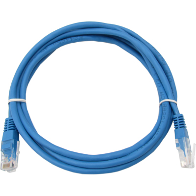 강원전자 넷메이트 CAT.5E UTP 다이렉트 케이블(블루) 1m NMC-U501BL