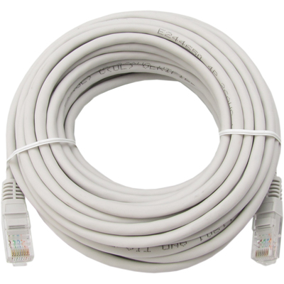 강원전자 넷메이트 CAT.5E UTP다이렉트 케이블(그레이) 15m NMC-U5150G