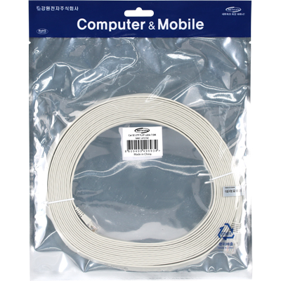 강원전자 넷메이트 NMC-UF570C CAT.5E UTP 다이렉트 FLAT 케이블 7m