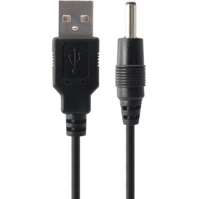 강원전자 넷메이트 USB 전원 케이블 2m (3.5x1.4mm/24W/블랙) NMC-UP14204