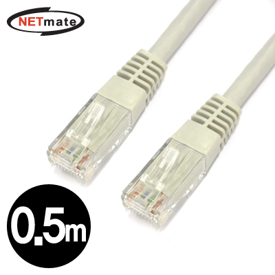 강원전자 넷메이트 CAT.6 UTP다이렉트 케이블 0.5m NMC-US605