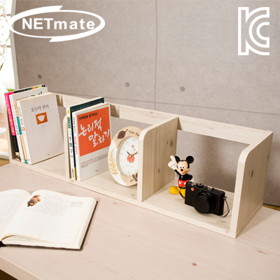 강원전자 넷메이트 라운드형 책꽂이 (800x200x200/워시) NMK-OBC09