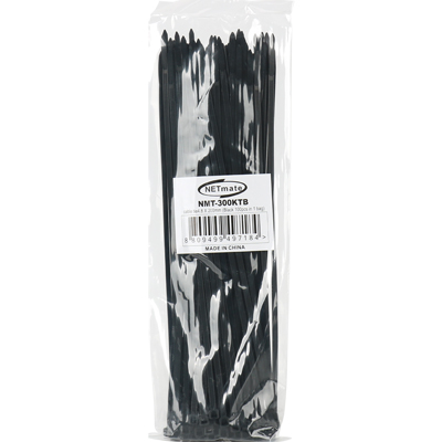 강원전자 넷메이트 5x300mm 케이블 타이 (블랙/100EA) NMT-300KTB