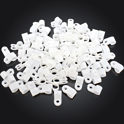 강원전자 넷메이트 케이블 정리용 클램프 (9.5mm/화이트/100EA) NMT-38R