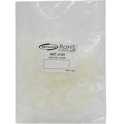 강원전자 넷메이트 케이블 정리용 클램프 (4.8mm/화이트/100EA) NMT-316R