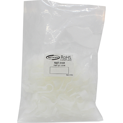 강원전자 넷메이트 케이블 정리용 클램프 (7.9mm/화이트/100EA) NMT-516R