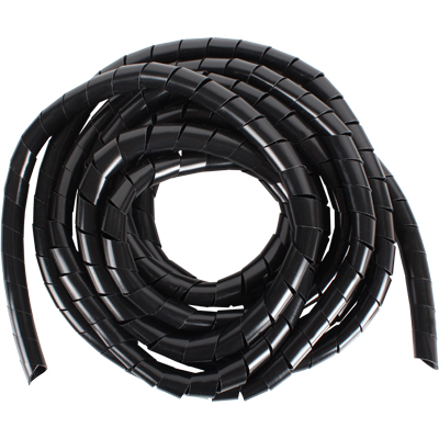 강원전자 넷메이트 케이블 정리용 헤리컬밴드 10m (30mm/블랙) NMT-SWA301