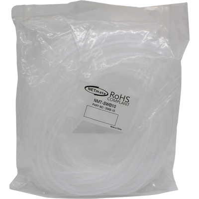 강원전자 넷메이트 케이블 정리용 헤리컬밴드 10m (10mm/화이트) NMT-SWB10