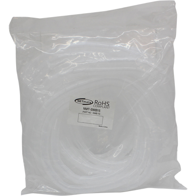 강원전자 넷메이트 케이블 정리용 헤리컬밴드 10m (15mm/화이트) NMT-SWB15