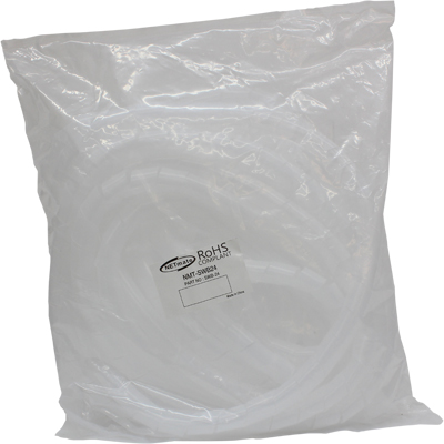 강원전자 넷메이트 케이블 정리용 헤리컬밴드 10m (24mm/화이트) NMT-SWB24