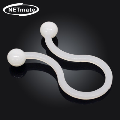 강원전자 넷메이트 케이블 정리용 트위스트 케이블 타이 (13.3mm/화이트/100EA) NMT-TL13