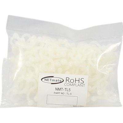 강원전자 넷메이트 케이블 정리용 트위스트 케이블 타이 (5mm/화이트/100EA) NMT-TL5