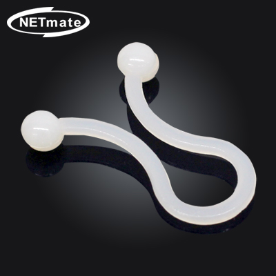 강원전자 넷메이트 케이블 정리용 트위스트 케이블 타이 (8.3mm/화이트/100EA) NMT-TL8