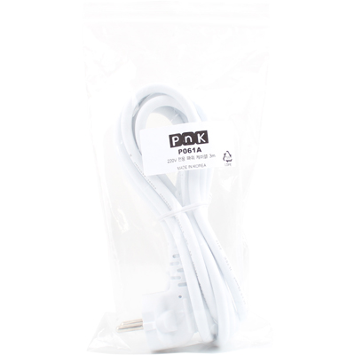 강원전자 PnK 220V 전용 3구 AC 파워 케이블 3m (화이트) P061A