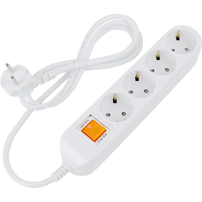 강원전자 PnK 안전 멀티탭 4구 접지 1.5m (10A) P062A