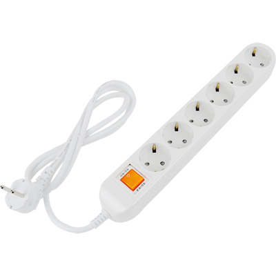 강원전자 PnK 안전 멀티탭 6구 접지 1.5m (10A) P068A