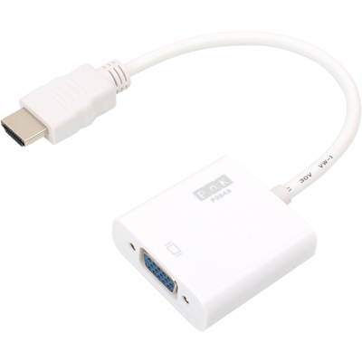강원전자 PnK HDMI to VGA(RGB) 컨버터(케이블 타입/무전원) P084A
