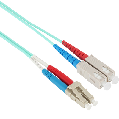 강원전자 PnK 10G 광점퍼코드 LC-SC-2C-멀티모드 1m P097A