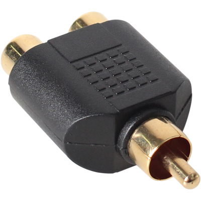 강원전자 넷메이트 RCA(M)/2RCA(F) Y형 젠더 RCA/M-2RCA/F