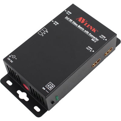 강원전자 넷메이트 멀티포맷 2:2 매트릭스 분배기(입/출력 HDMI x2) SD-1