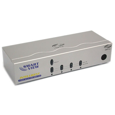 강원전자 넷메이트 고해상도 4:1 모니터 수동선택기(리모컨) VRM-714
