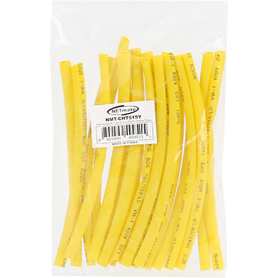 강원전자 넷메이트 6x150mm 열 수축튜브 (옐로우/20EA) NMT-CHT515Y