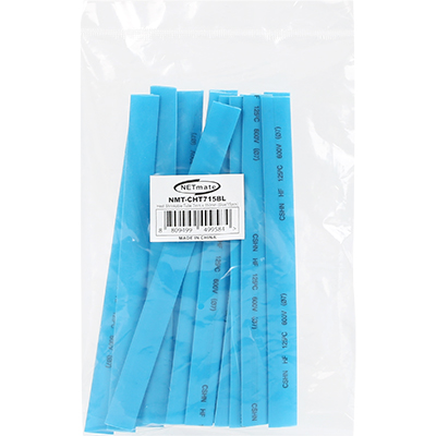 강원전자 넷메이트 8.5x150mm 열 수축튜브 (블루/15EA) NMT-CHT715BL