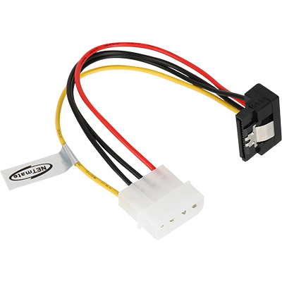 강원전자 넷메이트 IDE 4핀 to SATA 파워 15핀 전원 케이블 NMP-SAP15