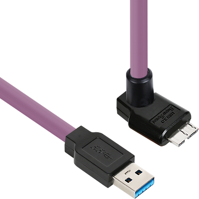 강원전자 넷메이트 USB3.0 High-Flex AM-MicroB 케이블 2m (독일 igus 선재/꺾임) CBL-HFPD3igMB-2mUA